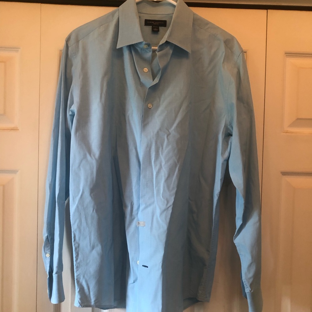 Banana Republic Men’s Slim Fit Pale Blue Dress Shirt